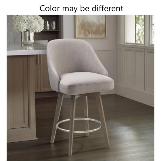 Furniture - Pearce Upholstered Swivel Barstool, Anquenette Nightstand, Devonaire Chair - MSRP $2,001