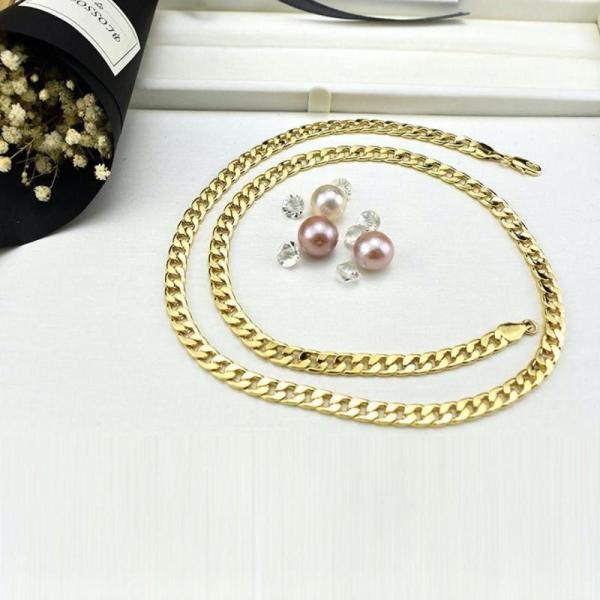 Bulk Lot of 250 Assorted 18K Gold Plated 6mm Chains MSRP $8,786