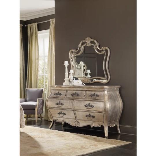 Fixtures - James Martin Vanities Vanity Top, Hooker Furniture Accent Wall Mirror, Z-Lite Chandelier - MSRP $5,301