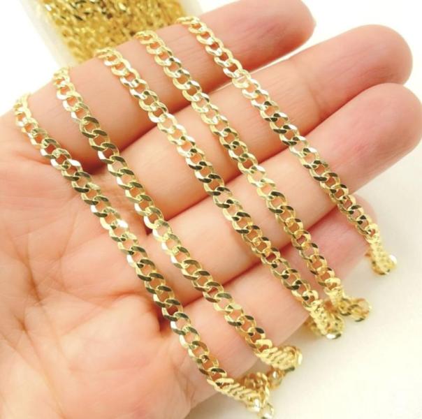 8K 6MM Gold Plated Necklaces