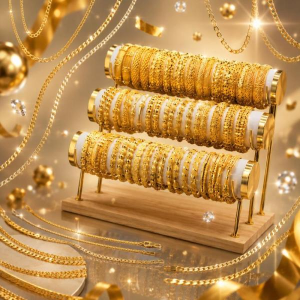 Assorted 18K Gold Filled Bangles