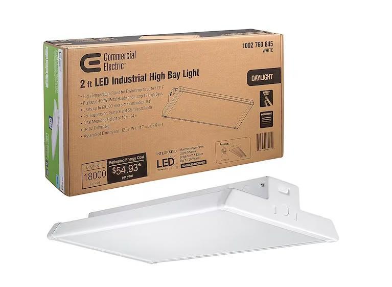 Lighting & Electrical - Commercial Electric, Globe Electric, Hampton Bay - Est Retail $2,798- 1plt