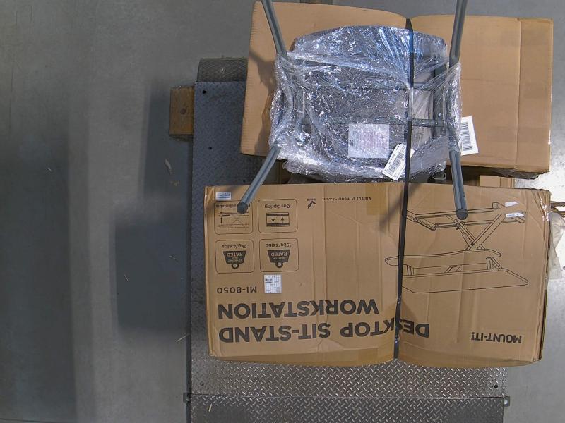 General Merchandise - LaZBoy Aberdeen Chair, Standing Desk Converter, Curved End Table - MSRP $4,088