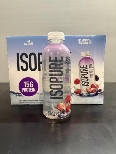 ISOPURE 15G Protein Water Mixed Berry - 12 Pack- 120 cases- MSRP $18,600