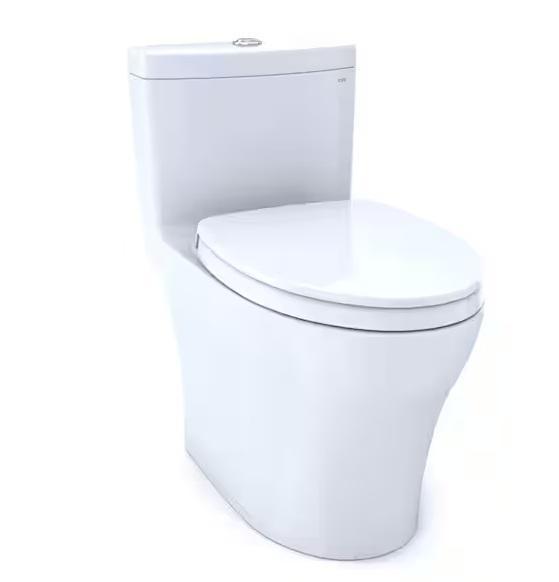 Kitchen & Bath - Aquia IV 12in Rough In 1pc Elongated Toilet, Glacier Bay, Kate & Laurel, XRAMFY - Est Retail $2,681