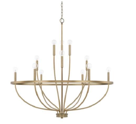 Capital Lighting 428501AD Candle Chandelier - MSRP $558