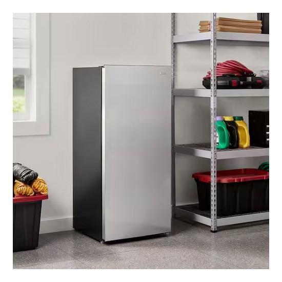 General Merch - Vissani Upright Freezer, Kohler Gleam Toilet, Lifeproof Vinyl Tile Flooring - Est Retail $1,473