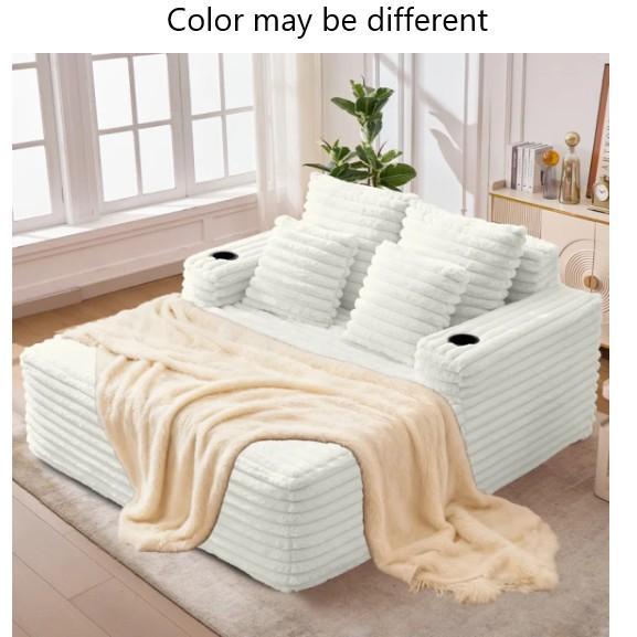 Furniture - Mercer41 Sofa Bed, Northfleet Console Table, Highland Dunes Adirondack Chairs - MSRP $2,888