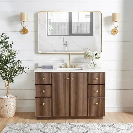 Miseno MV-NM-OZA48-WQT-BO Vanity Set - MSRP $1,350