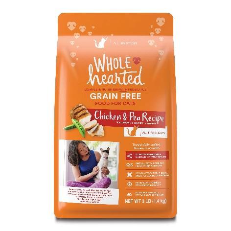 Pallet of Pet Supplies - WholeHearted Grain Free Chicken Formula Dry Cat Food, 12lbs - MSRP $3,611