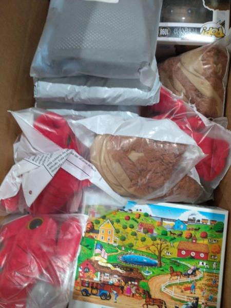 General Merchandise - Kid's Summer Short Overalls, Restaurant Pager System Table Bells, Dollibu Plush Bears - MSRP $913