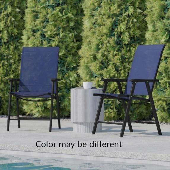 Furniture - Hedgesville Folding Patio Dining Arm Chair, Alphamarts Corner Sofa, Amina Side Table - MSRP $1,527