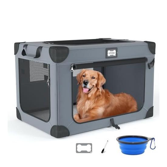quibblick Dog Travel Crate, Fiskars Weed Puller, Imaycc 80cc Bicycle Motor - MSRP $1,401