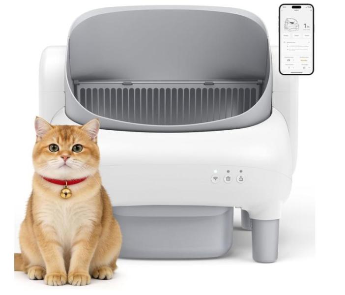 General Merchandise - Self Cleaning Cat Litter Box, CHENG RONG 2-in-1 Umbrella Side Table, Astercook 23 Pc- MSRP $3,146