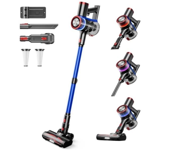 General Merchandise - NADALY Cordless Vacuum Cleaner, Mxtallup Panoramic Frame - MSRP $489