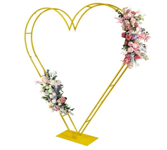 General Merchandise- LEALIBAUSS 7FT Metal Double Heart, WENERSI Feather Down Fiber - MSRP $1,437
