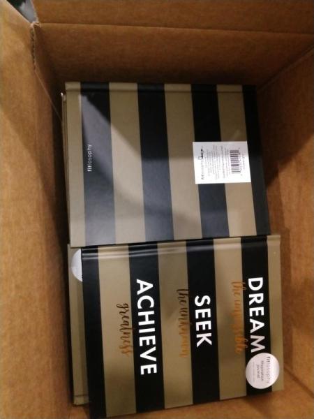 General Merchandise- White Rain Baby Wipes, Glass Container, Fitlosophy Fitspiration Journal - MSRP $1,044