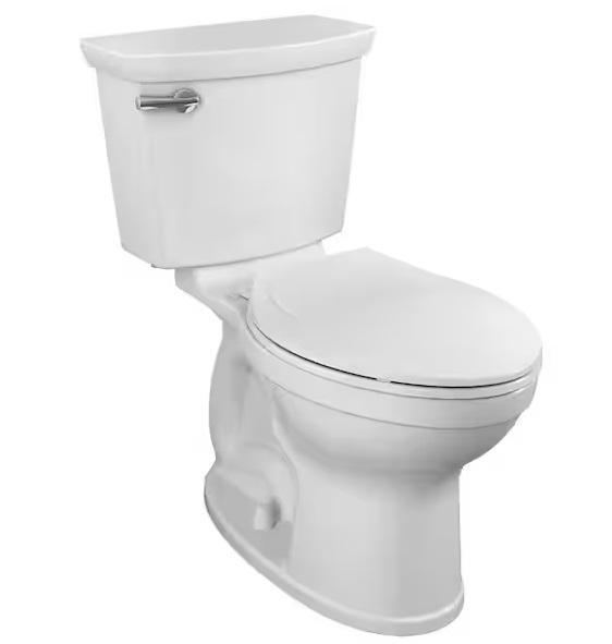 Kitchen & Bath - American Standard Champion 2pc 1.28GPF Single Flush Elongated Toilets, Reliant 12" - Est Retail $1,387