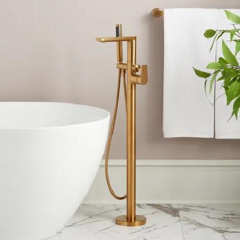 Signature Hardware SHBWFS2000G2BG Tub Filler Faucet - MSRP $1,012