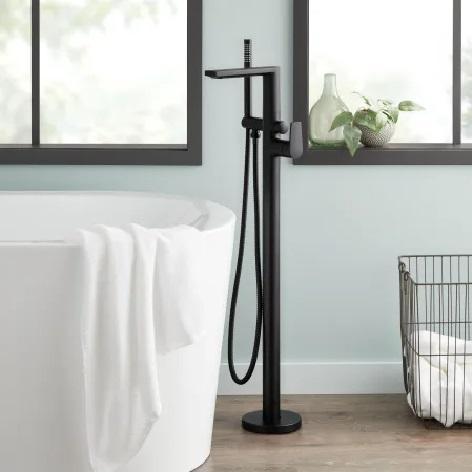Signature Hardware SHBWFS2000G2MB Tub Filler Faucet - MSRP $934