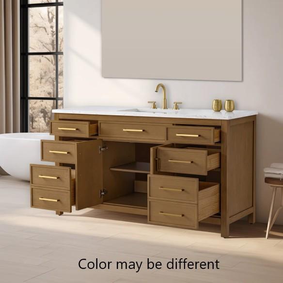 Home Decor - Reajean Bathroom Vanity, Vero Pool Slide, Aisja Pedestal Table Top - MSRP $4,512