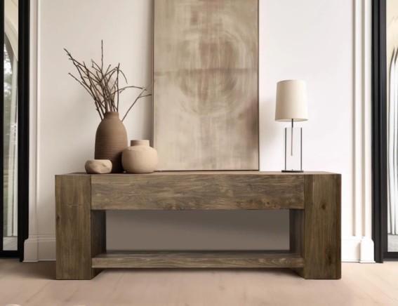 Furniture - Ercolina Console Table, Zyon Upholstered Sofa, Vigo Elan Shower Doors - MSRP $4,734