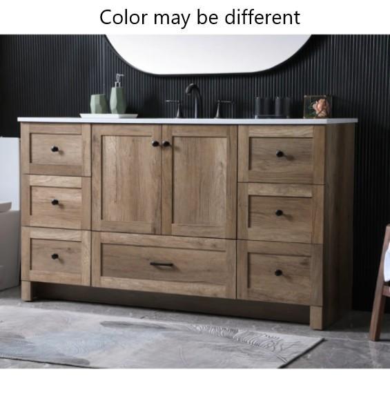 Soma 60'' Single Bathroom Vanity with Engineered Marble Top - MSRP $999