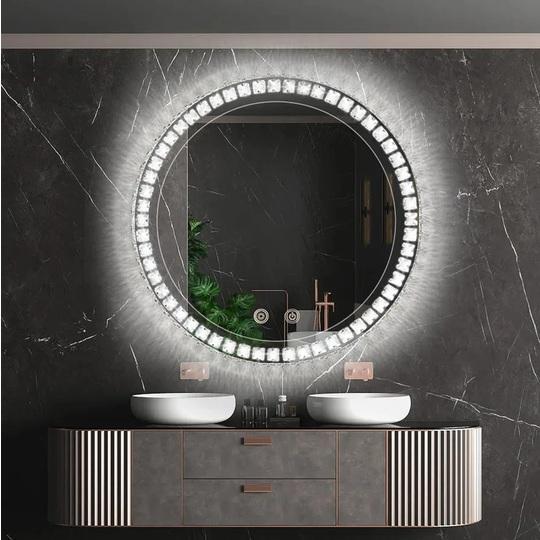 Brio Lighting ANE062 Framed Wall Mounted Bathroom Mirror - MSRP $492