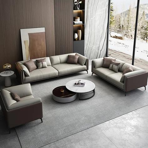 Furniture - Kutchins 3-Piece Modern Faux Leather Living Room Set, Alistair Single Bathroom Vanity - MSRP $4,596