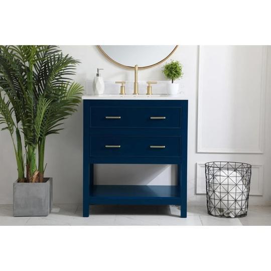 Elegant Lighting VF19030BL Vanity Set - MSRP $840