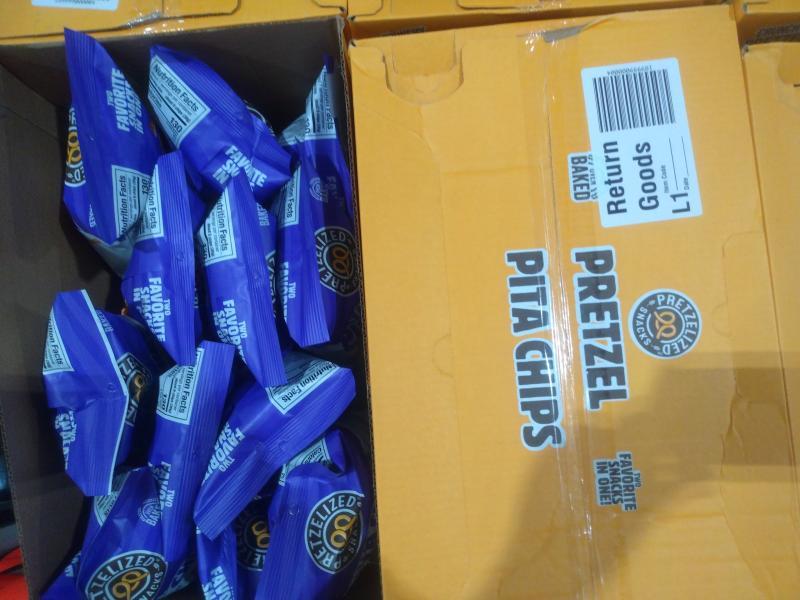Grocery- Pretzelized Pretzel Pita Chips - MSRP $2,159
