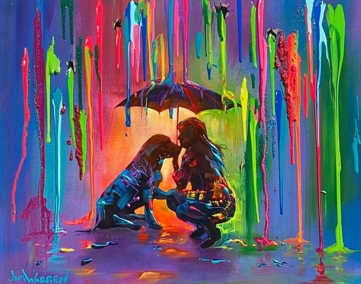 5 Hand Signed Jim Warren canvas W/COA - Top Sellers - Investment Art