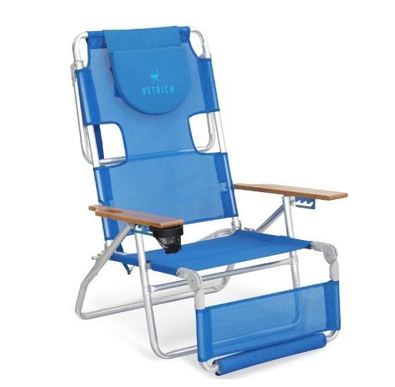 Ostrich Lightweight Beach Reclining Lounge Chair, Gourmia French Door Air Fryer Toaster Oven - MSRP $1,135