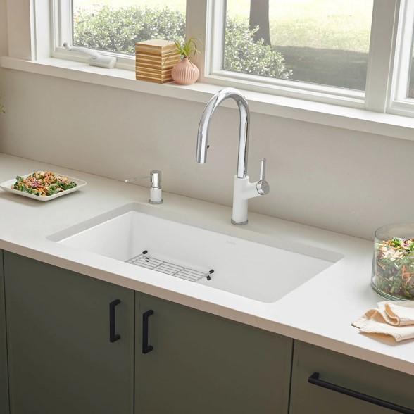 Fixtures - Blanco Kitchen Sink, Z-Lite Chandelier, Anderson Tuftex Hardwood Flooring - MSRP $5,893