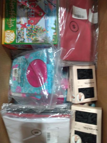 General Merchandise - 3pk Women's Short Sleeve Blouses, Sophia's Winter Clothing Accessory Sets, Puzzles - MSRP $964