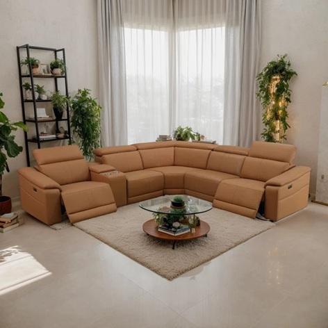 TRUCKLOAD - Furniture - Top Breathing Leather Recliner Sofa, Parker Patio Swing, Soba Ball Chest - MSRP $57,343