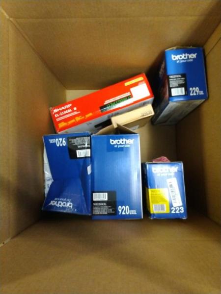 Electronics - Epson Perfection Photo Scanner, Brother Toner, Sharp Color Printing Calculator - MSRP $2,405