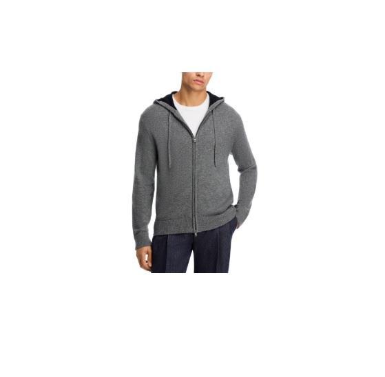 Apparel - Vince Cashmere Zipper Hoodie, Gathered Cap Sleeve Blouse, David Donahue Twill Dress - Original MSRP $4,351