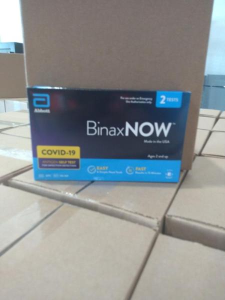 Health & Beauty- BinaxNOW COVID-19 Antigen Self Test, 2 ct. - MSRP $1,071