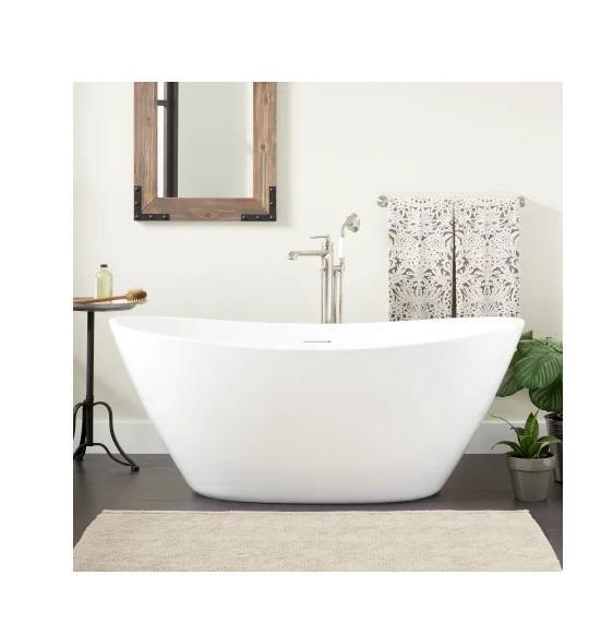 Signature Hardware 483529 Soaking Bathtub - MSRP $1,349