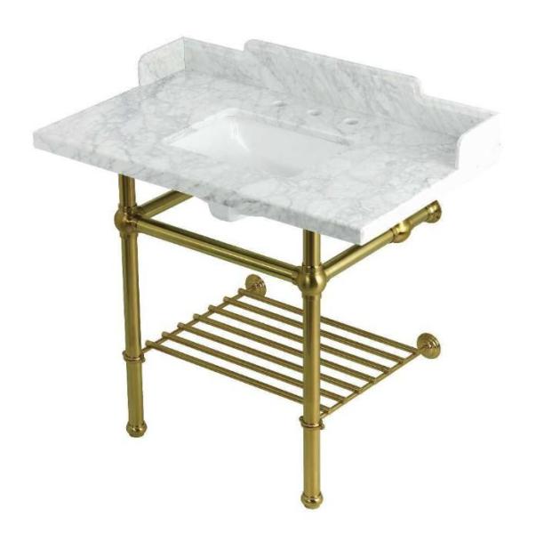 Kingston Brass Console Sink & More Plumbing Items - MSRP $6,354