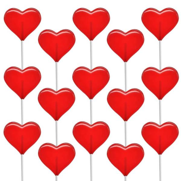 Grocery - Fruidles Valentine's Day Mini Red Heart Shaped Lollipops, Tree Treasures Pink Butter Mints - MSRP $3,171