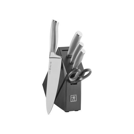 Henckels Modernist Studio Knife Block, Oneisall Dog Grooming Vacuum Dryer, Chezmoi Loft Comforter Set - MSRP $1,926