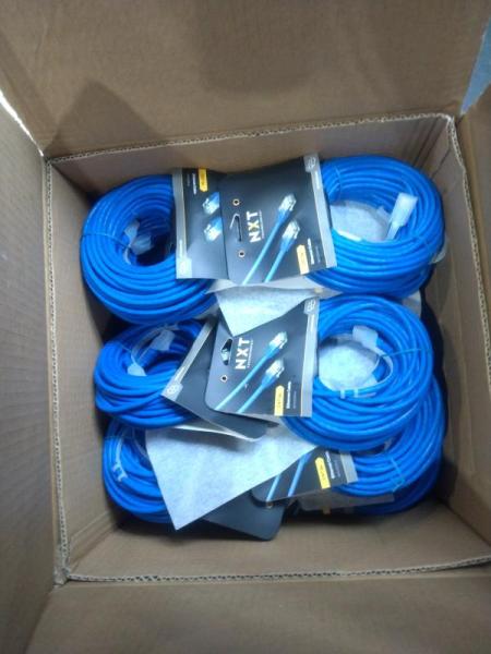 General Merchandise - CAT5e Patch Cable 50 ft Blue - MSRP $333
