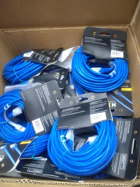 General Merchandise - CAT5e Patch Cable 50 ft Blue - MSRP $333