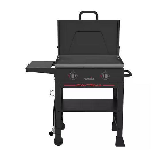 Seasonal - Daytona Gas Grill, Peak Glass Panel Aluminum Deck Railing, Sundara Propane Patio Heater - Est Retail $992