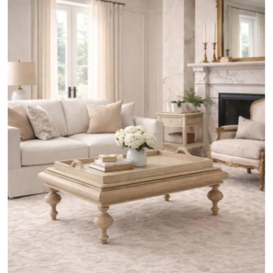 Home Decor - Lara Solid Wood Coffee Table, Bedsure Quilt Set, Home Free Homes Linen Cabinet - MSRP $3,042
