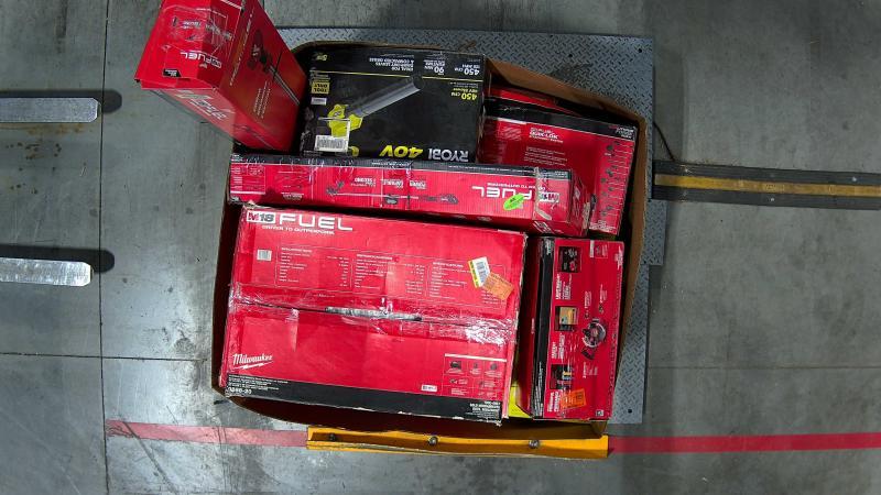 Tools & Hardware - Milwaukee M18 FUEL PACKOUT 9gal Dual-Battery Dust Extractor, RYOBI 40V Lawn Mower -Est Retail $4,134