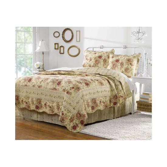 Greenland Home Quilt Set, Vivurn Under Desk Elliptical Exerciser, Furnulem 6 Tier Corner Shelf - MSRP $1,477