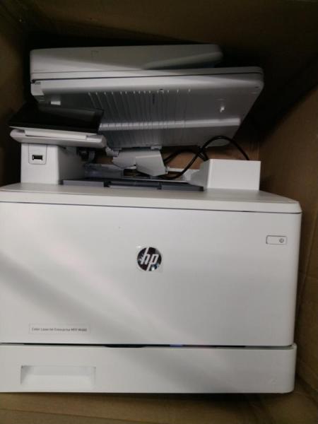 Salvage - HP LaserJet Enterprise MFP M480f Color All-in-One Laser Printer - MSRP $989